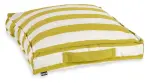 H.O.C.K. Classic Streifen Outdoor Matratzenkissen 50x50x10cm grün