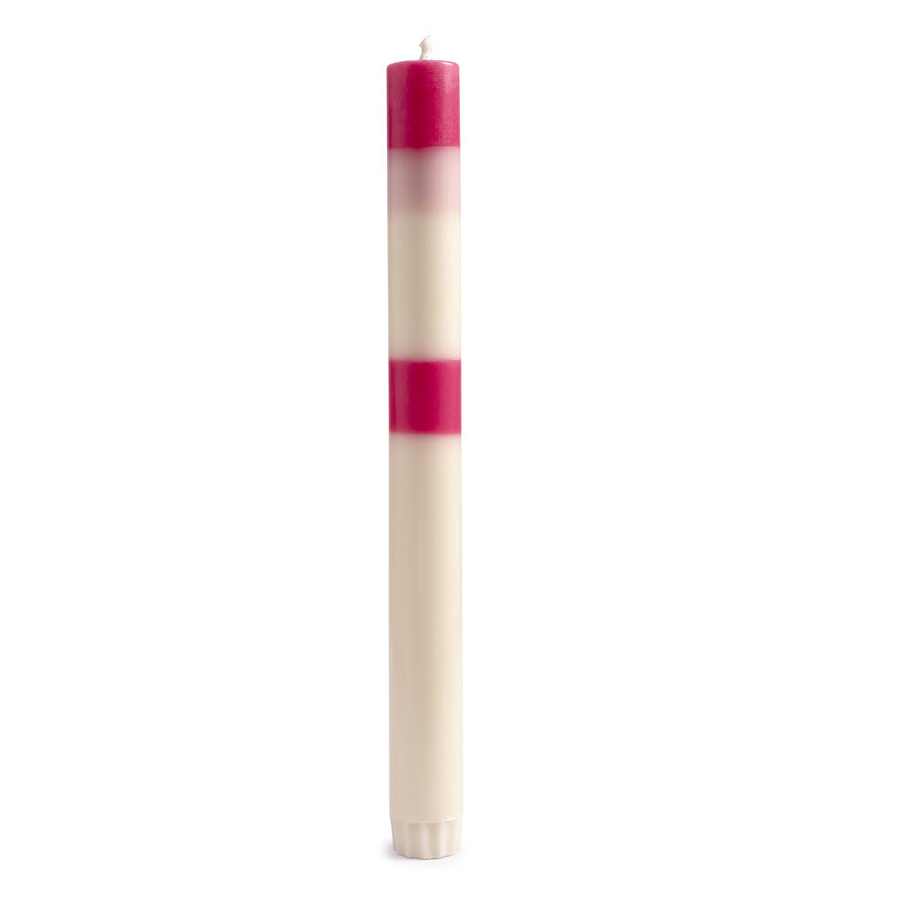 NTG Kerze schmal "Restart / Innere Auszeit" pink rosa