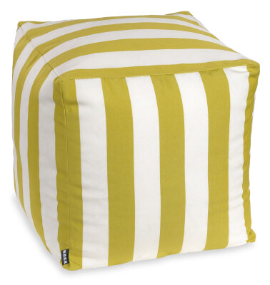 H.O.C.K. Classic Streifen Outdoor Bean Cube Pouf...