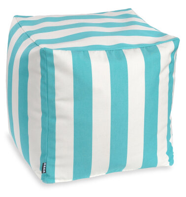 H.O.C.K. Classic Streifen Outdoor Bean Cube Pouf...