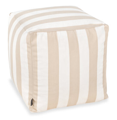 H.O.C.K. Classic Streifen Outdoor Bean Cube Pouf...