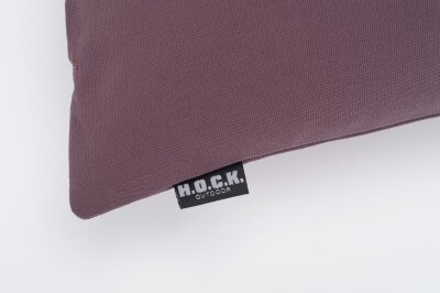 H.O.C.K. Classic Uni Outdoor Kissen 40x30cm brombeer