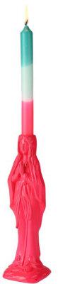 GIFTY Cadonna Kerzenhalter, Madonna 25cm | neon pink