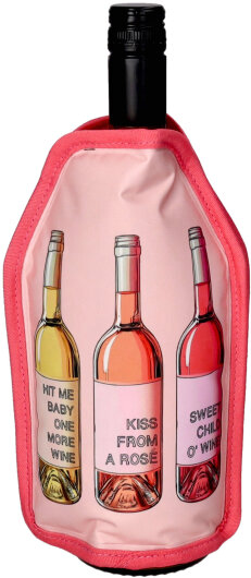 GIFTY Kühlmanschette Weinkühler, Weinflaschen | rosa