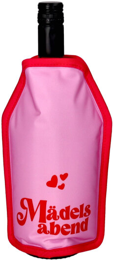 GIFTY Kühlmanschette Weinkühler, Mädelsabend | pink / rot