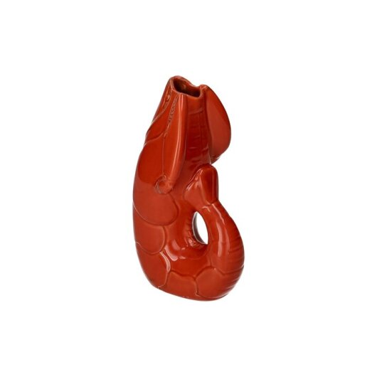 GIFTY Vase S Hummer | orangerot