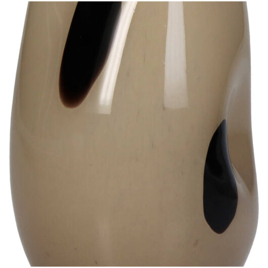 KRST Vase beige gefleckt ca. 12x12x25cm
