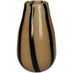 KRST Vase Streifen pfirsischfarben ca. 14x14x23cm