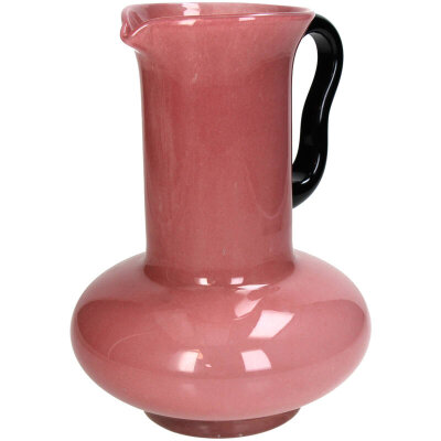 KRST Vase mit einem Henkel | rosa ca. 19x18x24,5cm