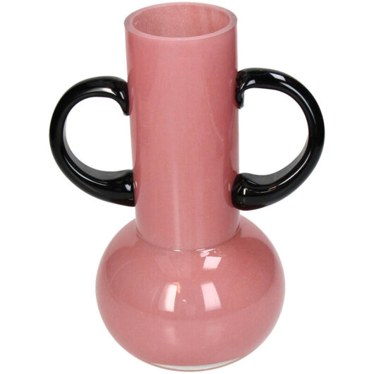 KRST Vase mit zwei Henkel | rosa ca. 17x12,5x23cm