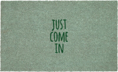 GIFTY Fußmatte JUST COME IN | mint grün ca....
