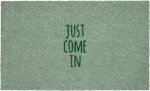 GIFTY Fußmatte JUST COME IN | mint grün ca....