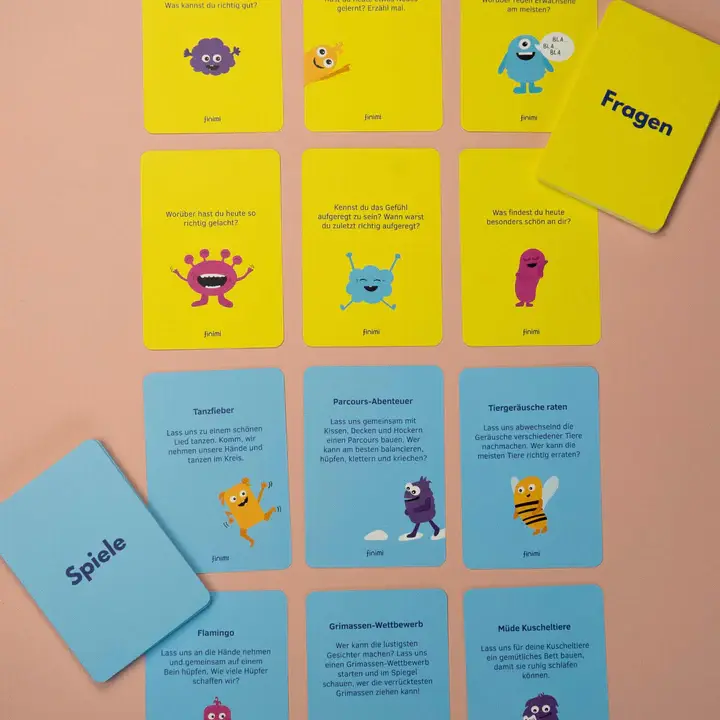 finimi Ask & Task Kartenset für Kinder 3 - 6 Jahre