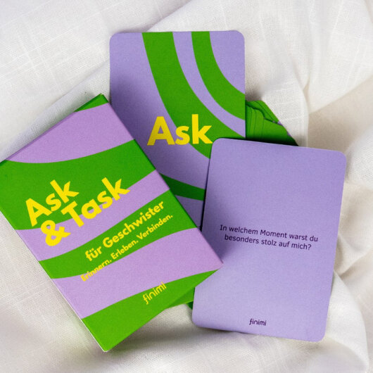 finimi Ask & Task Kartenset für Geschwister