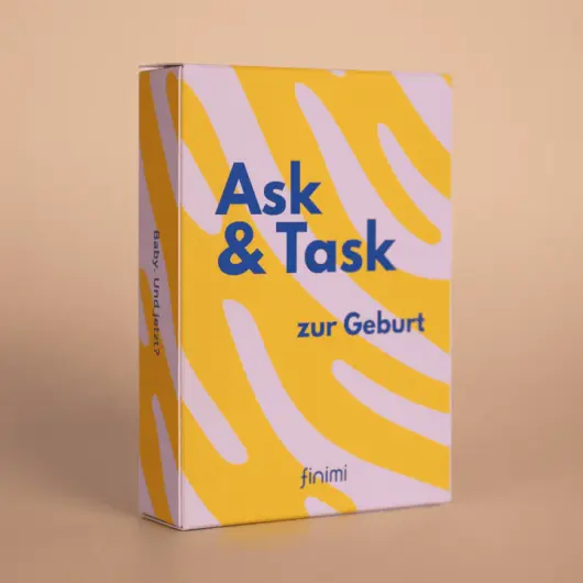 finimi Ask & Task Kartenset zur Geburt