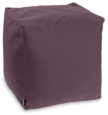 H.O.C.K. Classic Uni Outdoor Bean Cube Pouf 40x40x40cm...