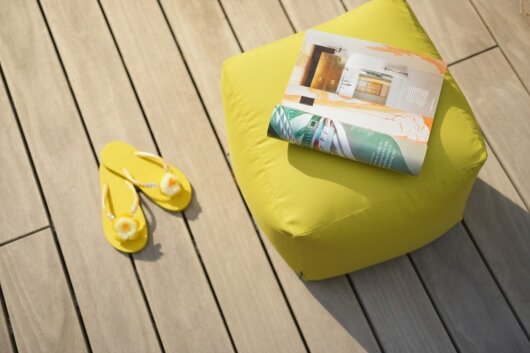 H.O.C.K. Classic Uni Outdoor Bean Cube Pouf 40x40x40cm grün