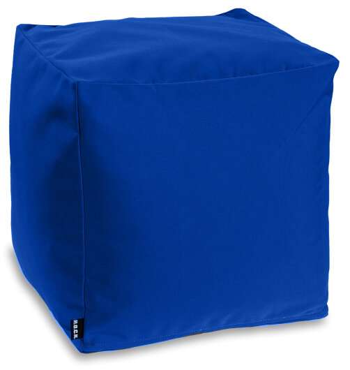 H.O.C.K. Classic Uni Outdoor Bean Cube 40x40x40cm blau