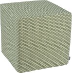 H.O.C.K. Nalou Hocker Cube eckig 45x45x45cm grün...