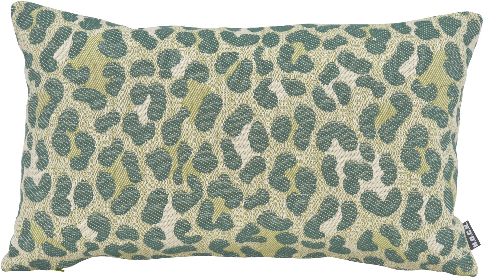 H.O.C.K. Alia Dekokissen 50x30cm grün Leo-Muster