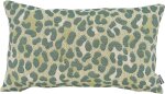 H.O.C.K. Alia Dekokissen 50x30cm grün Leo-Muster