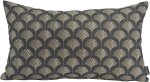 H.O.C.K. Erny Dekokissen 50x30cm schwarz gold Gingko