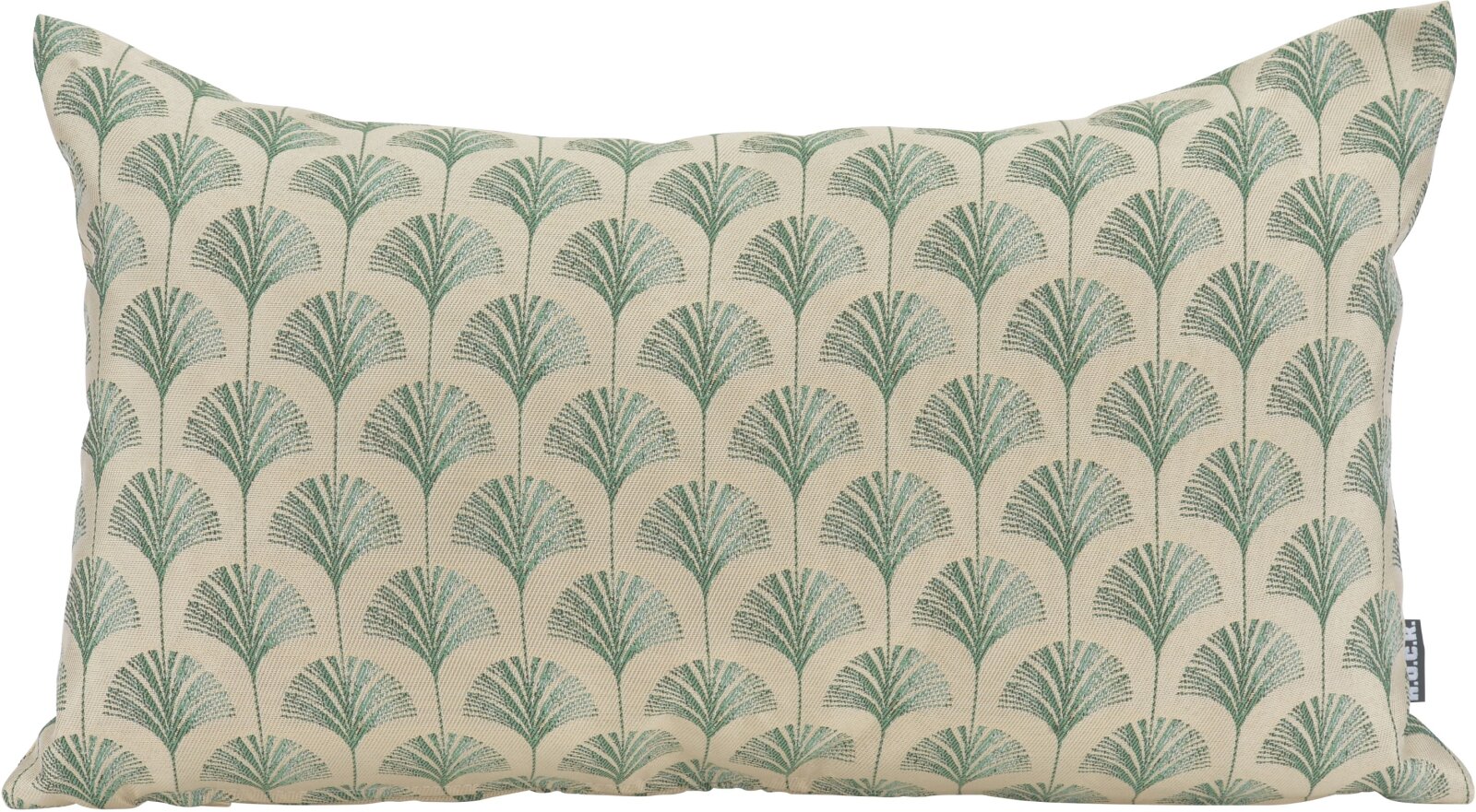 H.O.C.K. Erny Dekokissen 50x30cm beige grün Gingko