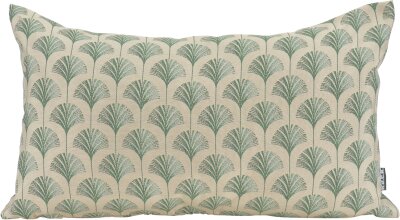 H.O.C.K. Erny Dekokissen 50x30cm beige grün Gingko