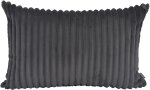 H.O.C.K. Velo Dekokissen 60x40cm schwarz Breitcord