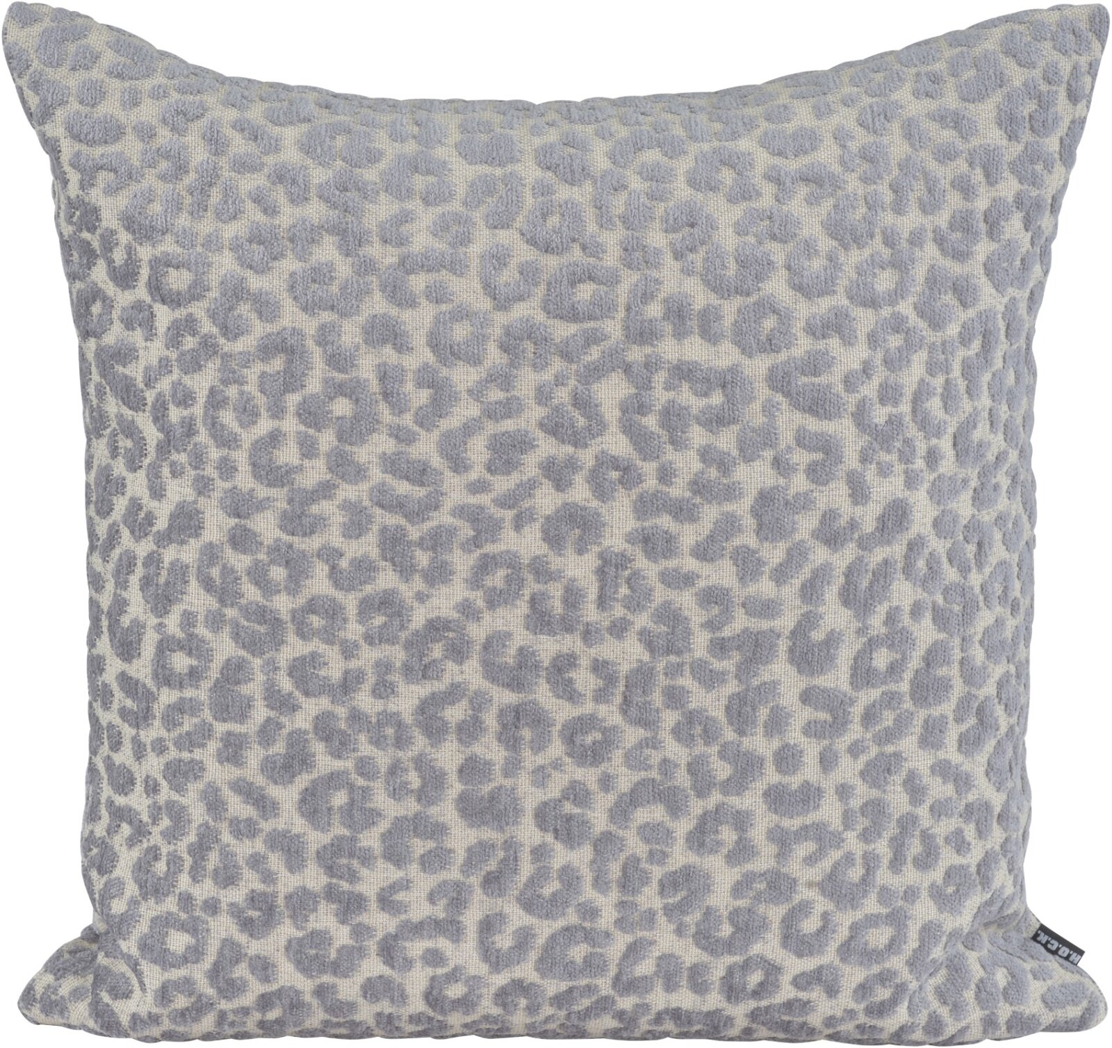 H.O.C.K. Tamaro Rückenkissen 60x60cm grau-blau Leo-Muster