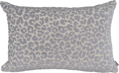 H.O.C.K. Tamaro Dekokissen 60x40cm grau-blau Leo-Muster