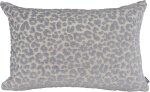H.O.C.K. Tamaro Dekokissen 60x40cm grau-blau Leo-Muster