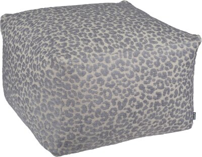 H.O.C.K. Tamaro Bean Cube Hocker 55x55x35cm grau-blau...