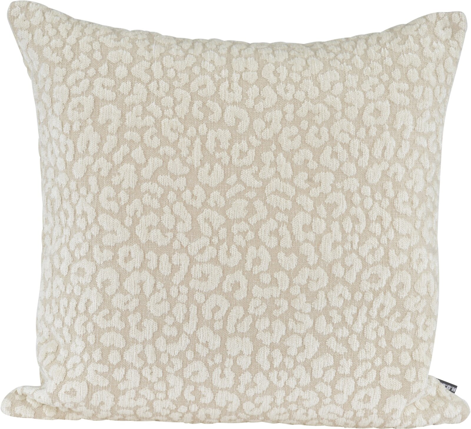 H.O.C.K. Tamaro Rückenkissen 60x60cm beige ecru Leo-Muster
