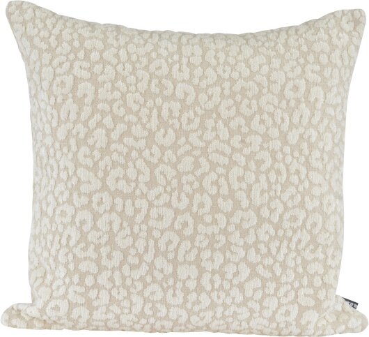 H.O.C.K. Tamaro Rückenkissen 60x60cm beige ecru Leo-Muster