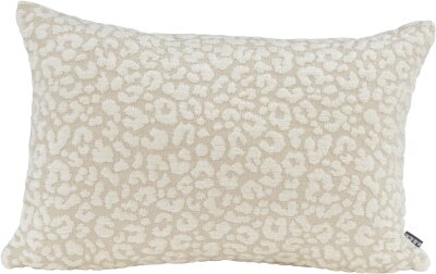 H.O.C.K. Tamaro Dekokissen 60x40cm beige ecru Leo-Muster