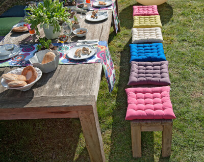 H.O.C.K. 16-Punkt-Steppkissen Outdoor STEPPY ca. BLISS...