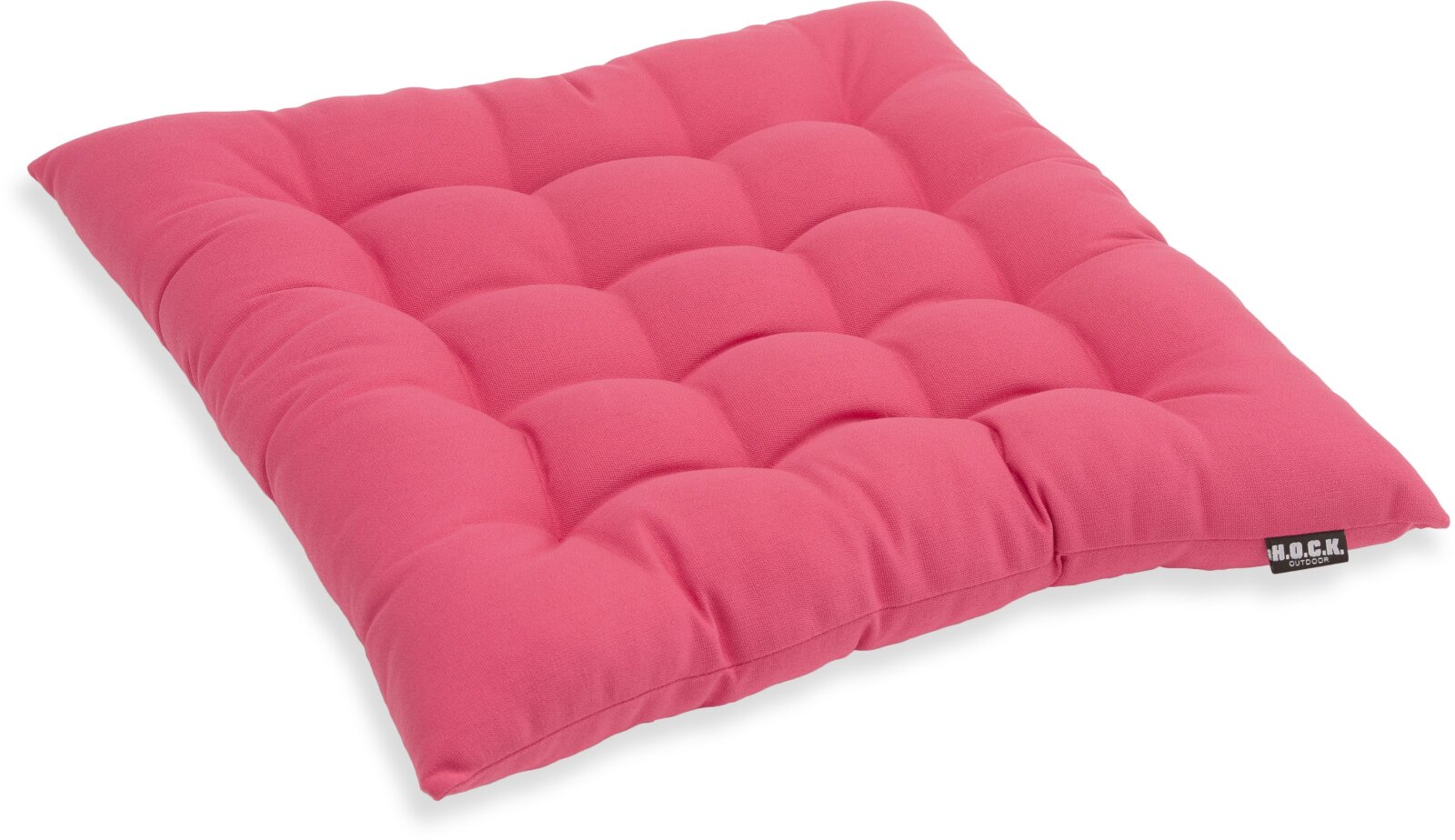 H.O.C.K. 16-Punkt-Steppkissen Outdoor STEPPY ca. BLISS 40x40x6cm Classic uni pink