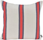H.O.C.K. Sera Uno Dekokissen 50x50cm rot blau Einzelstreifen