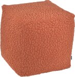 H.O.C.K. Pantery Bean Cube Pouf 40x40x40cm terra kastanie...