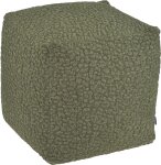 H.O.C.K. Pantery Bean Cube Pouf 40x40x40cm olive Bubble