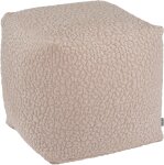 H.O.C.K. Pantery Bean Cube Pouf 40x40x40cm taupe Bubble