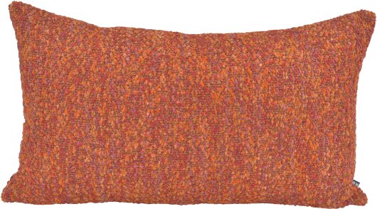 H.O.C.K. Becci Dekokissen 70x40cm terra burgund Bouclé-Struktur