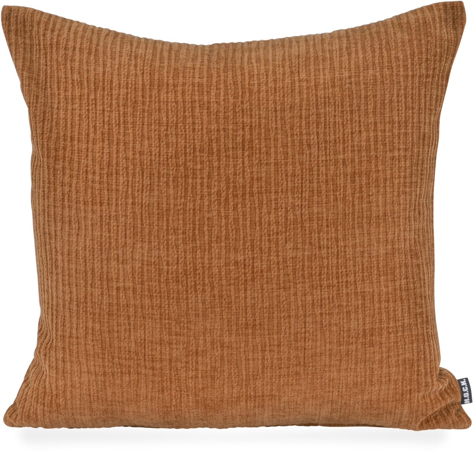 H.O.C.K. Jonny Dekokissen 45x45cm golden cognac schmaler Cord