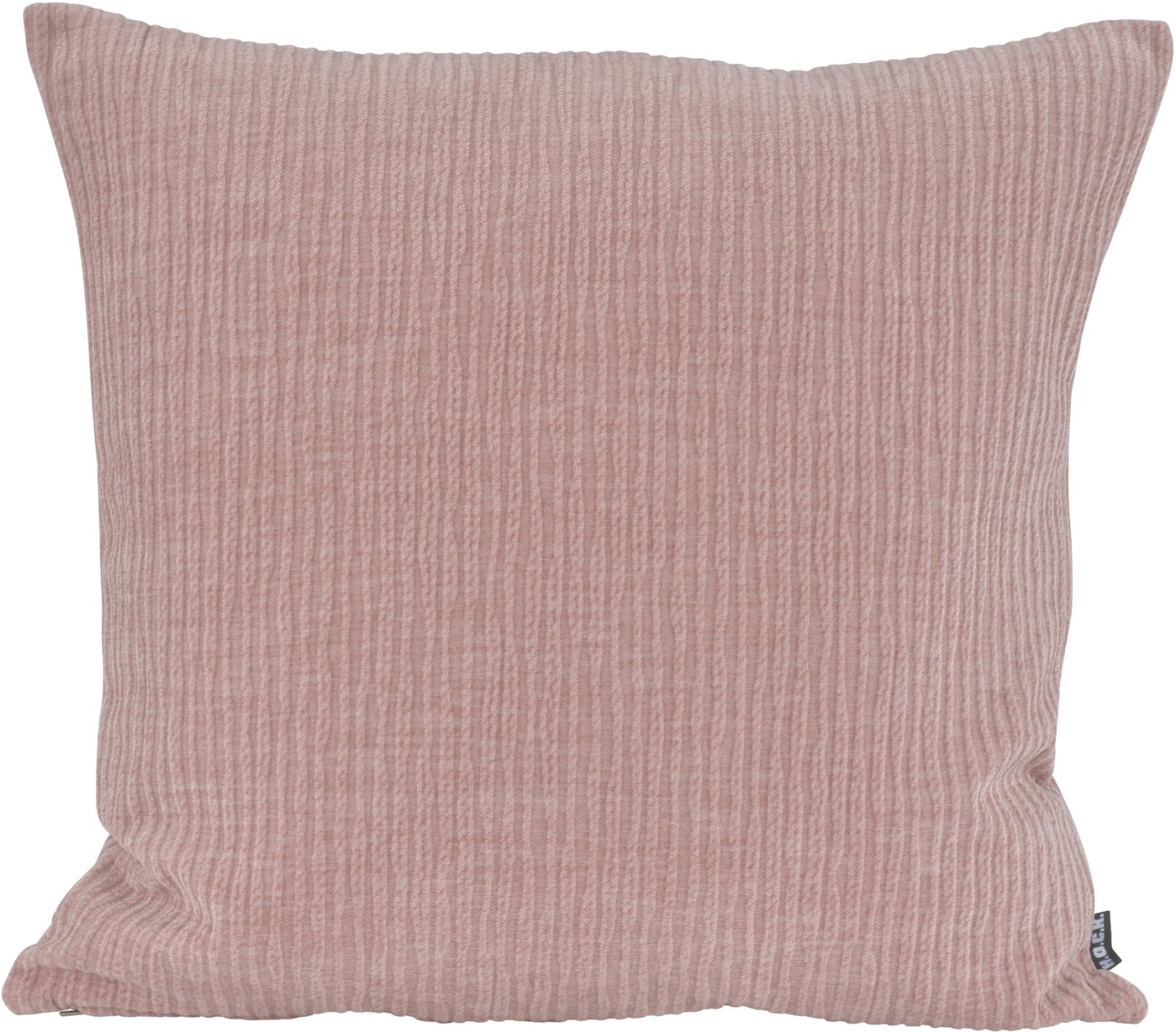 H.O.C.K. Jonny Dekokissen 45x45cm rosa-powder schmaler Cord