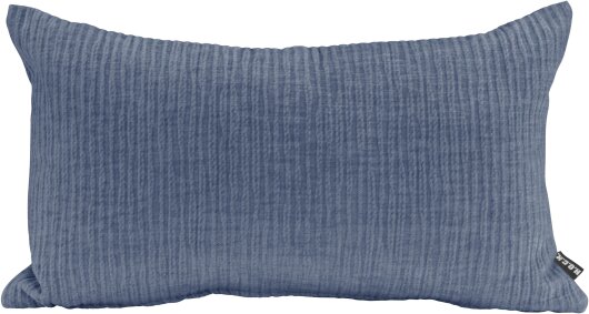 H.O.C.K. Jonny Dekokissen 50x30cm jeansblau schmaler Cord