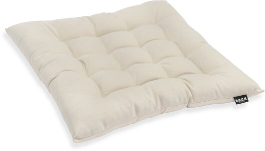 H.O.C.K. 16-Punkt-Steppkissen Outdoor STEPPY ca. 40x40x6cm Classic uni creme