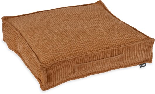 H.O.C.K. Jonny Matratzenkissen 50x50x10cm golden cognac schmaler Cord