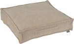 H.O.C.K. Jonny Matratzenkissen 50x50x10cm taupe schmaler...