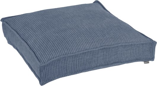 H.O.C.K. Jonny Bodenkissen Palettenkissen 60x60x10cm jeansblau schmaler Cord